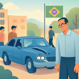 Roberto Carlos sufrió un accidente con su Cadillac durante una grabación en Brasil