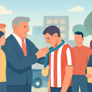 Claudio 'Chiqui' Tapia entregó medallas a Estudiantes en Santiago en medio de tensiones judiciales y sanciones