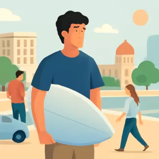 Thiago Passeri, subcampeón mundial junior de surf, aspira a ser el primer argentino en el Championship Tour