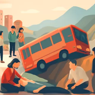 Accidente de colectivo en Antioquia, Colombia, deja al menos 17 adolescentes muertos y varios heridos