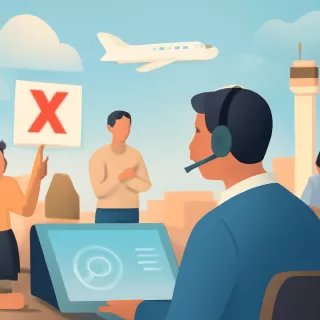 Controladores aéreos anuncian cinco paros que afectarán vuelos en diciembre