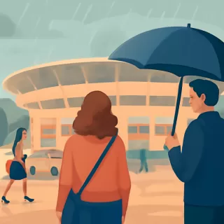 El primer show de Shakira en el Kempes finalizó antes por fuertes lluvias