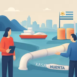 PAE inicia exportación de gas natural de Vaca Muerta a Uruguay para generación eléctrica