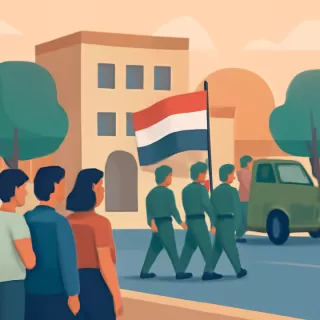 Puerto Libertad celebró el centenario con actos y desfile cívico militar