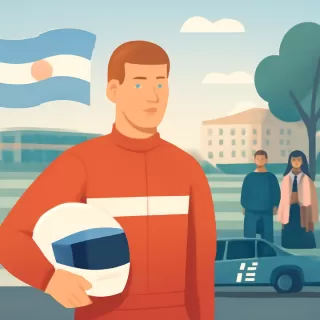 Thomas Micheloud finalizó cuarto en la carrera de TC Pista Pick Up en La Plata