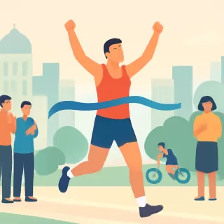 Tomás Ullúa se impuso en la 26ª edición del Maratón de Los Barrios en General Villegas