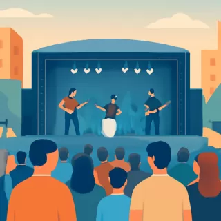 TOTO ofreció un concierto en el Campo Argentino de Polo de Buenos Aires el 13 de diciembre