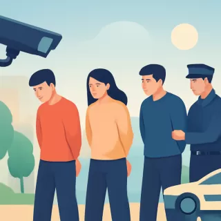 Tres detenidos por robo en Godoy Cruz tras ser captados por cámaras de seguridad