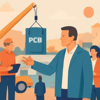 Weretilneck supervisó los trabajos para eliminar PCB en Río Negro