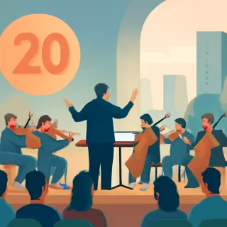 Concierto conmemoró los 20 años de la Orquesta Escuela Municipal en el Centro de Convenciones