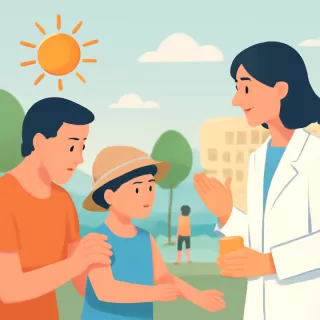 Especialistas recomiendan proteger la piel de los niños del sol en horarios críticos para prevenir cáncer