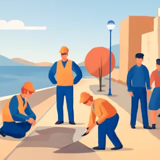 Comodoro Rivadavia coordina con Vialidad Nacional la reparación del Paseo Costero