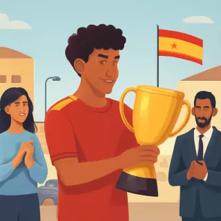 Lamine Yamal recibe nuevamente el premio al mejor futbolista Sub-20 del mundo