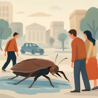 Aparición de chinches gigantes de agua en el AMBA por condiciones ambientales