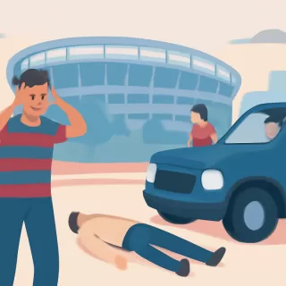 Denuncian a Marcelo Moretti por atropellar a un hincha de San Lorenzo en el Nuevo Gasómetro