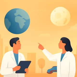 Científicos de la Universidad de Rochester descubren que la Luna recibe materia de la Tierra