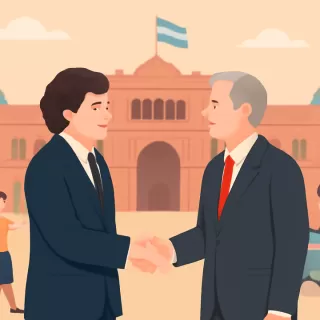 Milei recibe al presidente electo de Chile, José Antonio Kast