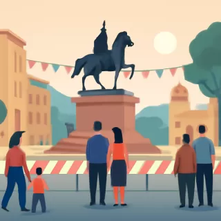 San Martín: corte de avenida Alem por celebraciones del aniversario departamental