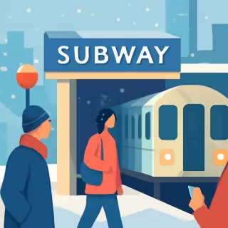 Preparativos y límites del sistema de metro de Nueva York ante la nieve invernal