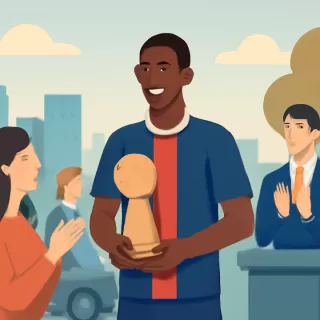 Ousmane Dembélé ganó el premio The Best tras un año histórico con el PSG