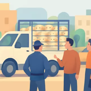 Detectan transporte irregular de ganado ovino en control vial en Paso Córdoba