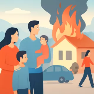 Incendio consume una vivienda en Villa Lavalle y deja a una familia en busca de apoyo