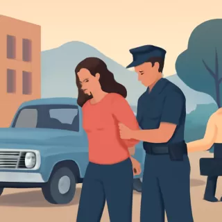 Detención en Comodoro Rivadavia tras intento de fuga en una Ford F-100