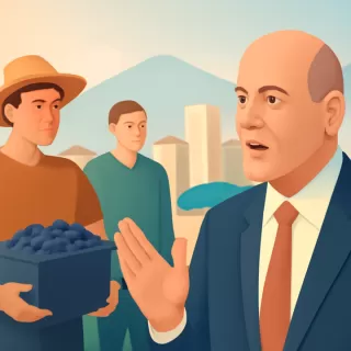 Sturzenegger compara a viñateros mendocinos con el presidente de AFA por disputa judicial