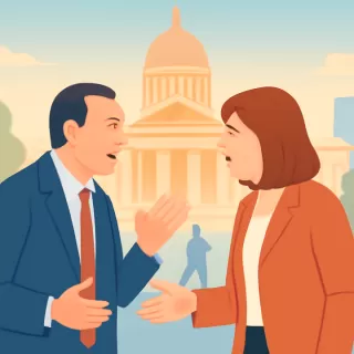 Senadores Mayans y Bullrich protagonizan intercambio tenso previo al debate sobre reforma laboral