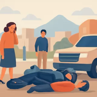 Motociclista grave tras choque con camioneta en Godoy Cruz