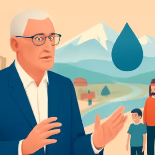 Vadillo advierte que reforma de la Ley de Glaciares pone en riesgo el agua en Mendoza