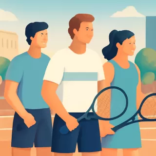 Carabelli, Burruchaga y Díaz Acosta ganaron su segundo partido en el Road To Australia