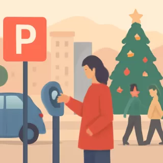 Ciudad de Mendoza implementa estacionamiento medido especial por fiestas de fin de año