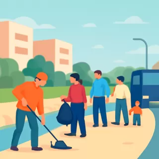 Comenzó la limpieza del pluvial junto a Ruta 3 en barrio Favaloro