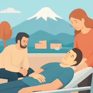 Christian Petersen sufrió una descompensación durante una excursión al volcán Lanín