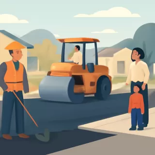 Comodoro Rivadavia avanza en la pavimentación de calles en barrio San Cayetano