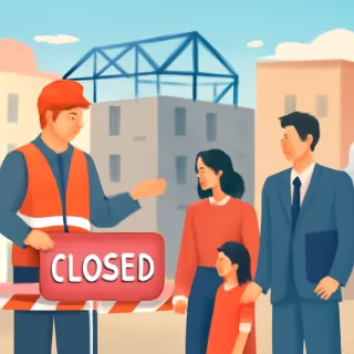 Municipio clausura obra de tinglado sin planos aprobados en El Once