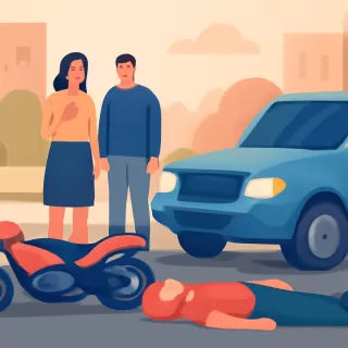 Murió un motociclista tras chocar con una camioneta en Godoy Cruz