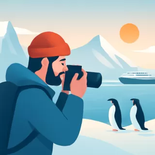 Fotógrafo argentino recorrió la Antártida durante un mes y difundió su experiencia en redes sociales