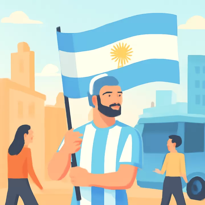 Rodrigo González Cejas, hincha que acompaña a la Selección Argentina desde 2014, invirtió 100 mil dólares en viajes