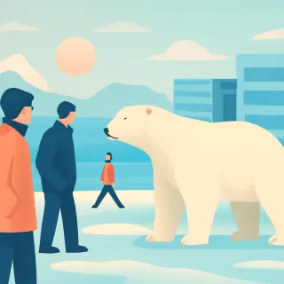 Algunos osos polares en Groenlandia presentan mutaciones genéticas para adaptarse al calentamiento global