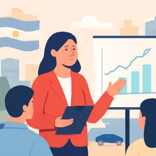 Paula Bujía advierte que si el riesgo país argentino baja a 450-500, las acciones podrían duplicarse