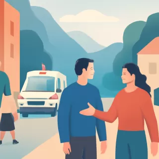 Solicitan colaboración comunitaria para facilitar el acceso de móviles de emergencia en Villa La Angostura