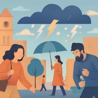 Alerta por tormentas con granizo y fuertes vientos en Córdoba este sábado