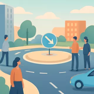 Cipolletti habilita nueva rotonda en San Luis y Santa Cruz y cambia sentido de circulación