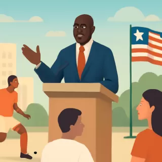 George Weah: del fútbol al cargo de presidente de Liberia