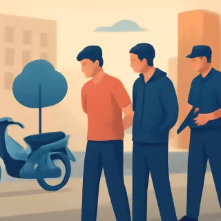 Detienen a dos jóvenes en Río Gallegos por intento de robo de moto y secuestran arma de fuego