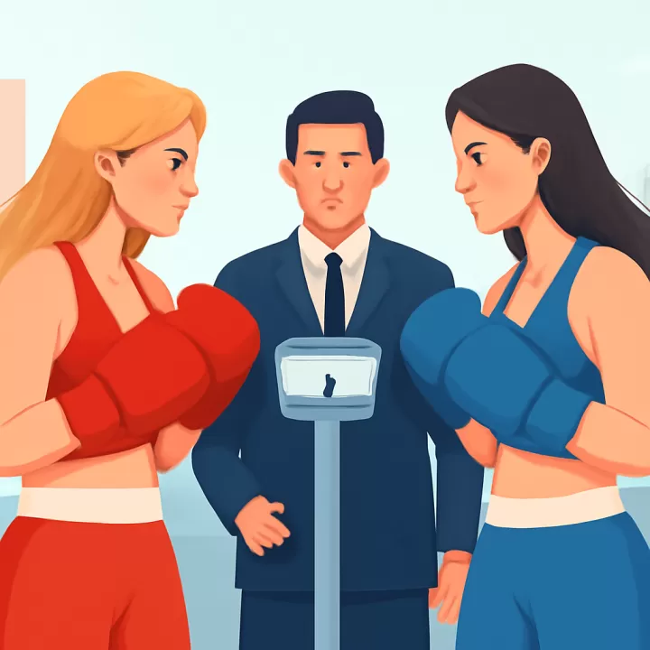 Flor Vigna y Mica Viciconte se enfrentan en el pesaje previo a Párense de Manos 3