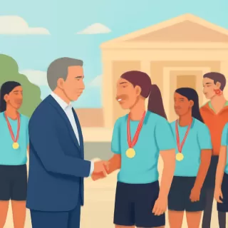 Gobernador Llaryora homenajea al plantel femenino de Belgrano tras título histórico en fútbol cordobés