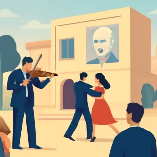 Homenaje a Astor Piazzolla en el Museo Metropolitano de Arte Urbano de Córdoba